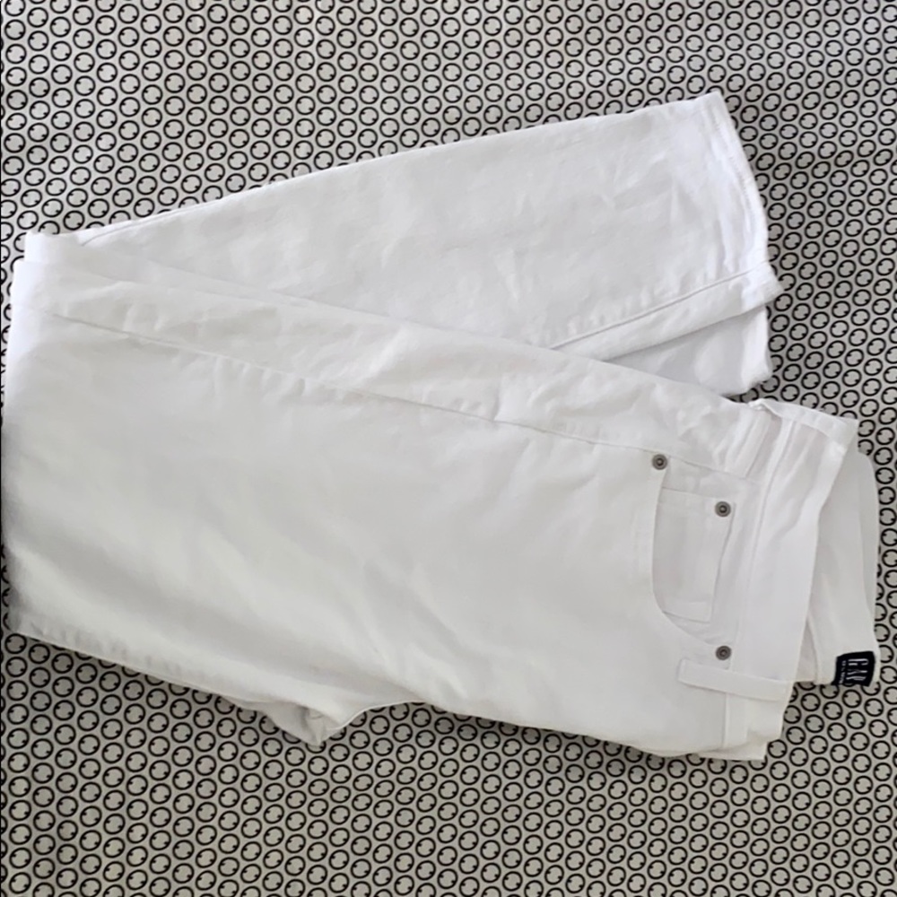 Gap High Rise True Skinny Jeans 26P White c165